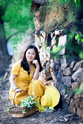 乡村美女写真图片